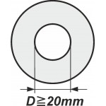 Podložky s vnitřním průměrem od 20 mm