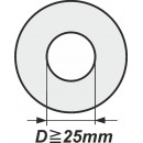 Podložky s vnitřním průměrem od 25 mm