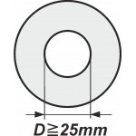 Podložky s vnitřním průměrem od 25 mm