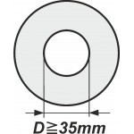Podložky s vnitřním průměrem od 35 mm