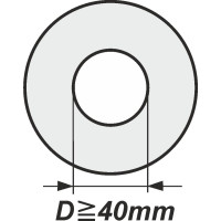 Podložky s vnitřním průměrem od 40 mm