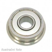 12x28x8 mm (F6001ZZ) kuličkové ložisko s přírubou