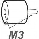 Silenbloky se závitem M3