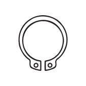 Segrovka SH 17 mm (vnější pojistný kroužek) - 10ks