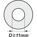 Podložky s vnitřním průměrem od 11mm