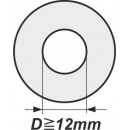 Podložky s vnitřním průměrem od 12mm