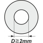 Podložky s vnitřním průměrem od 2mm