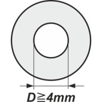 Podložky s vnitřním průměrem od 4mm