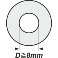 Podložky s vnitřním průměrem od 8mm