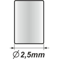 Válečky s průměrem 2,5 mm