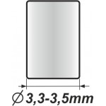 Válečky s průměrem 3,3 - 3,5 mm